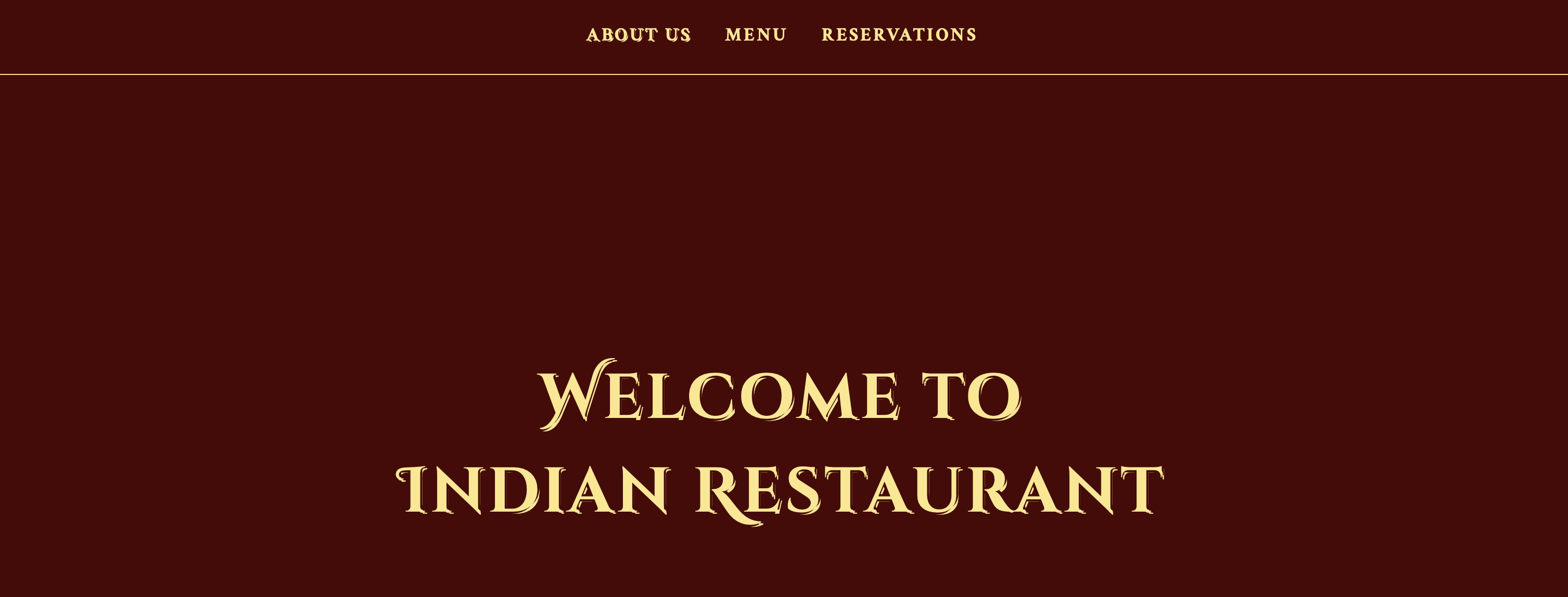 Restaurant Website