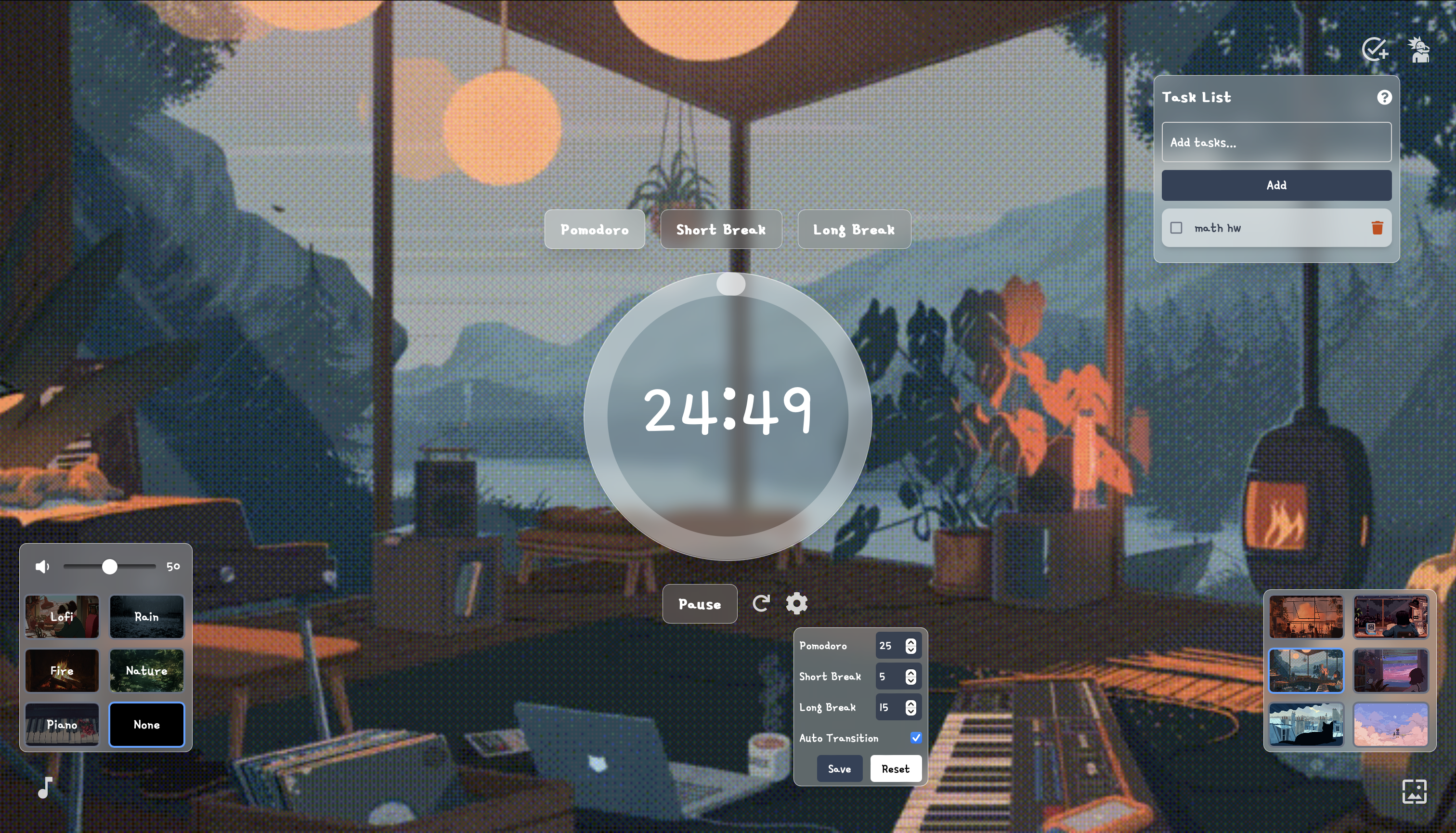 Pomodoro Study Timer