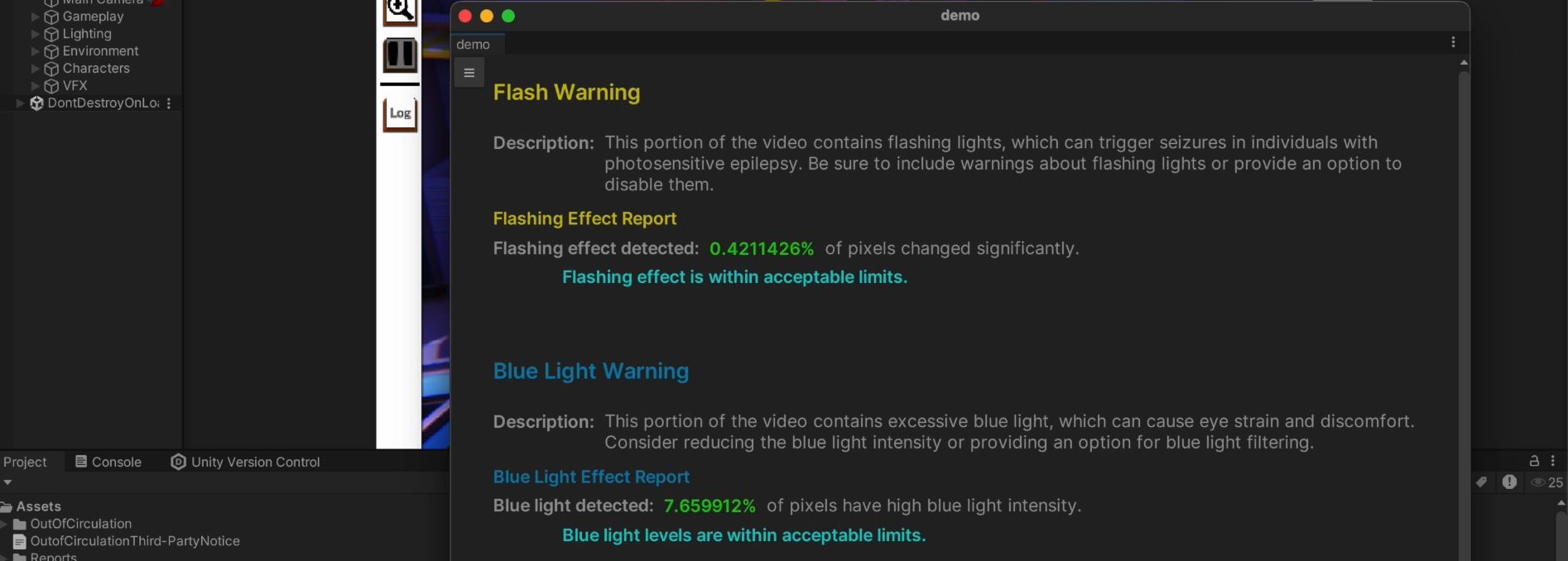Accessibility Plugin for Unity